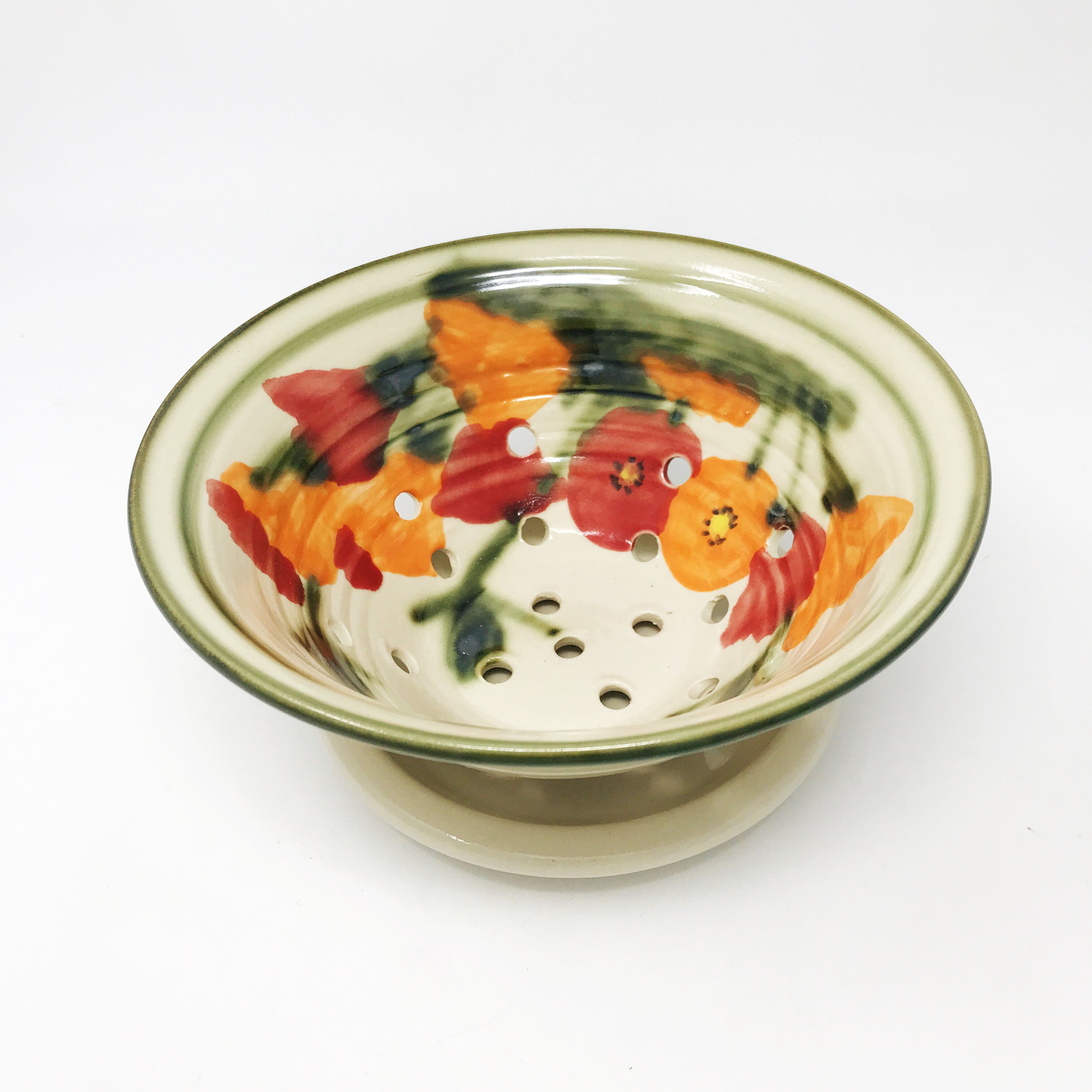 handmade ceramic berry bowl