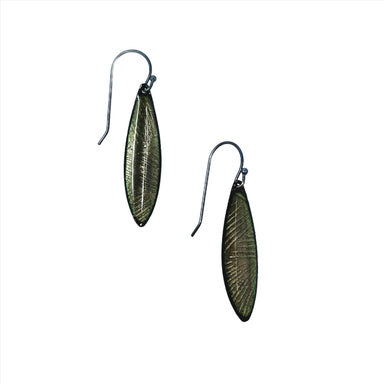 leaf drop earrings