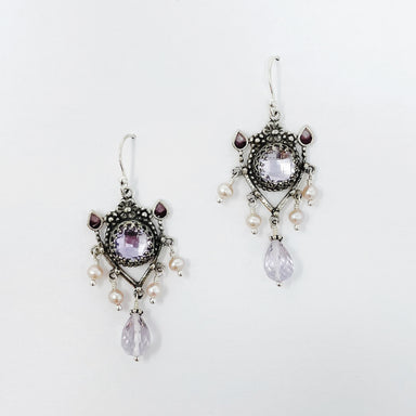 Pink Amethyst earrings