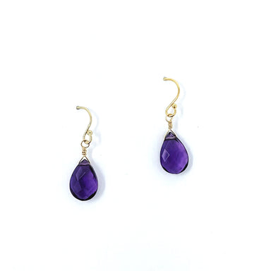 purple Amethyst Earrings