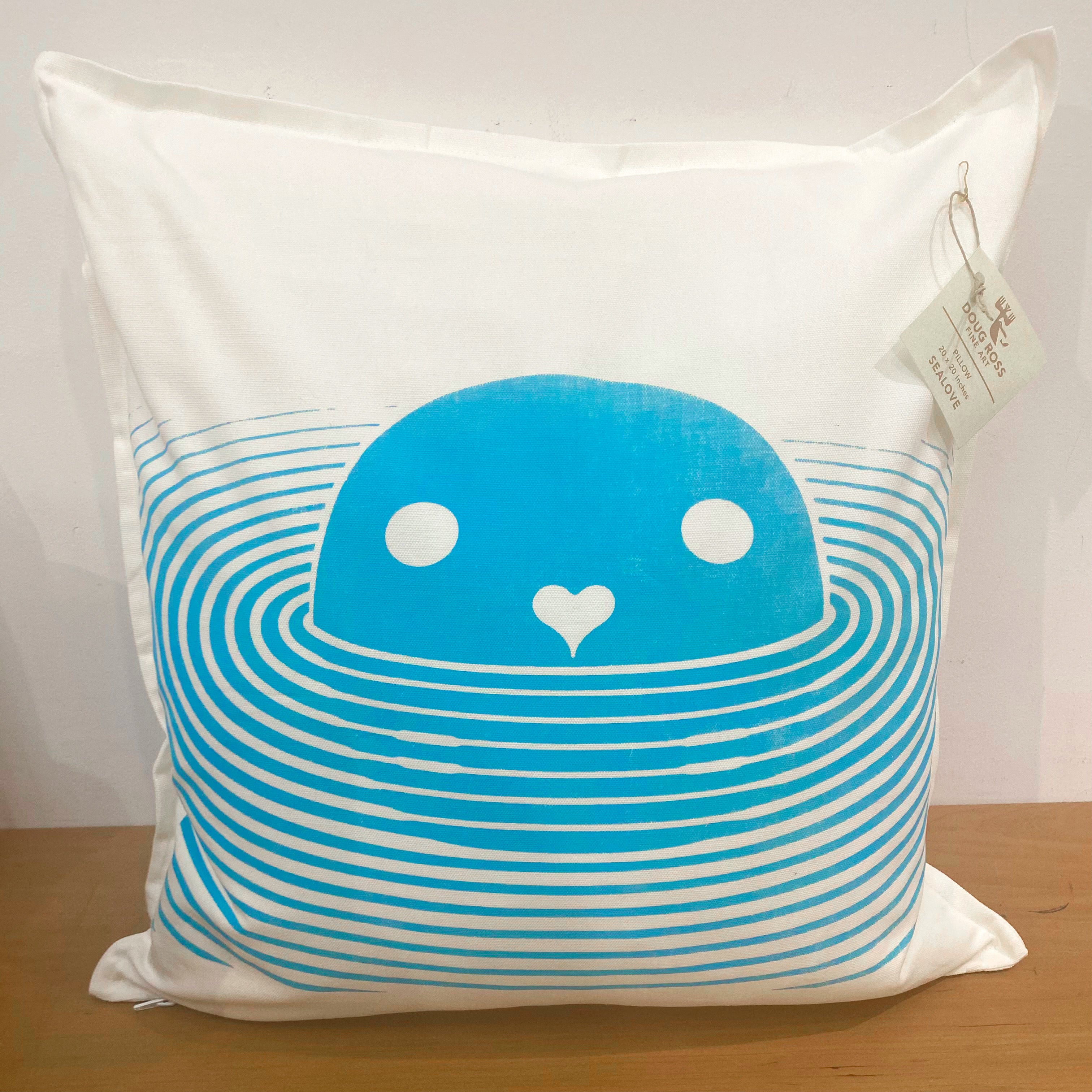 seal 20x20 pillow cover