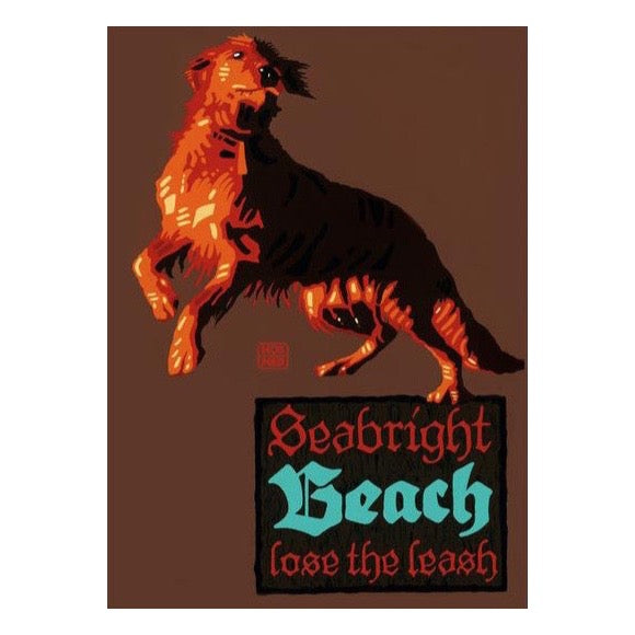 Seabright beach postcard
