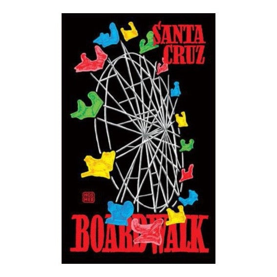 Santa Cruz Ferris wheel graphic print