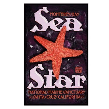 Monterey Bay sea star graphic print