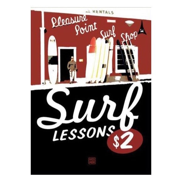 Surf Lessons postcard