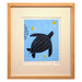 framed digital turtle print