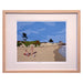 framed beach art print