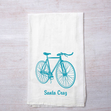 bicycle tea towel