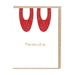 the two of us greeting card
