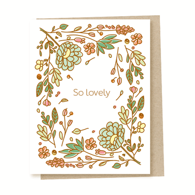 so lovely greeting card