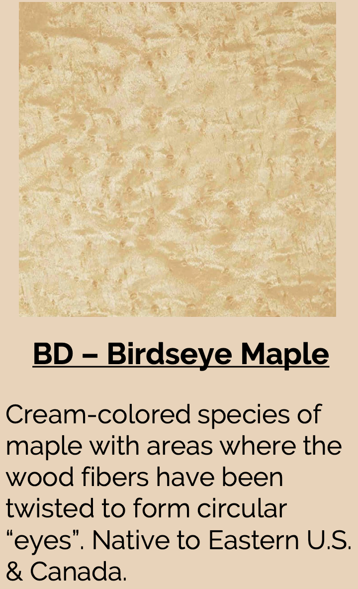 birdseye maple wood treasure chest