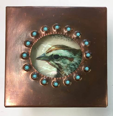bird with jewels Reliquary Box