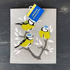 birds Swedish Dishcloth