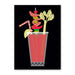 bloody mary blank greeting card