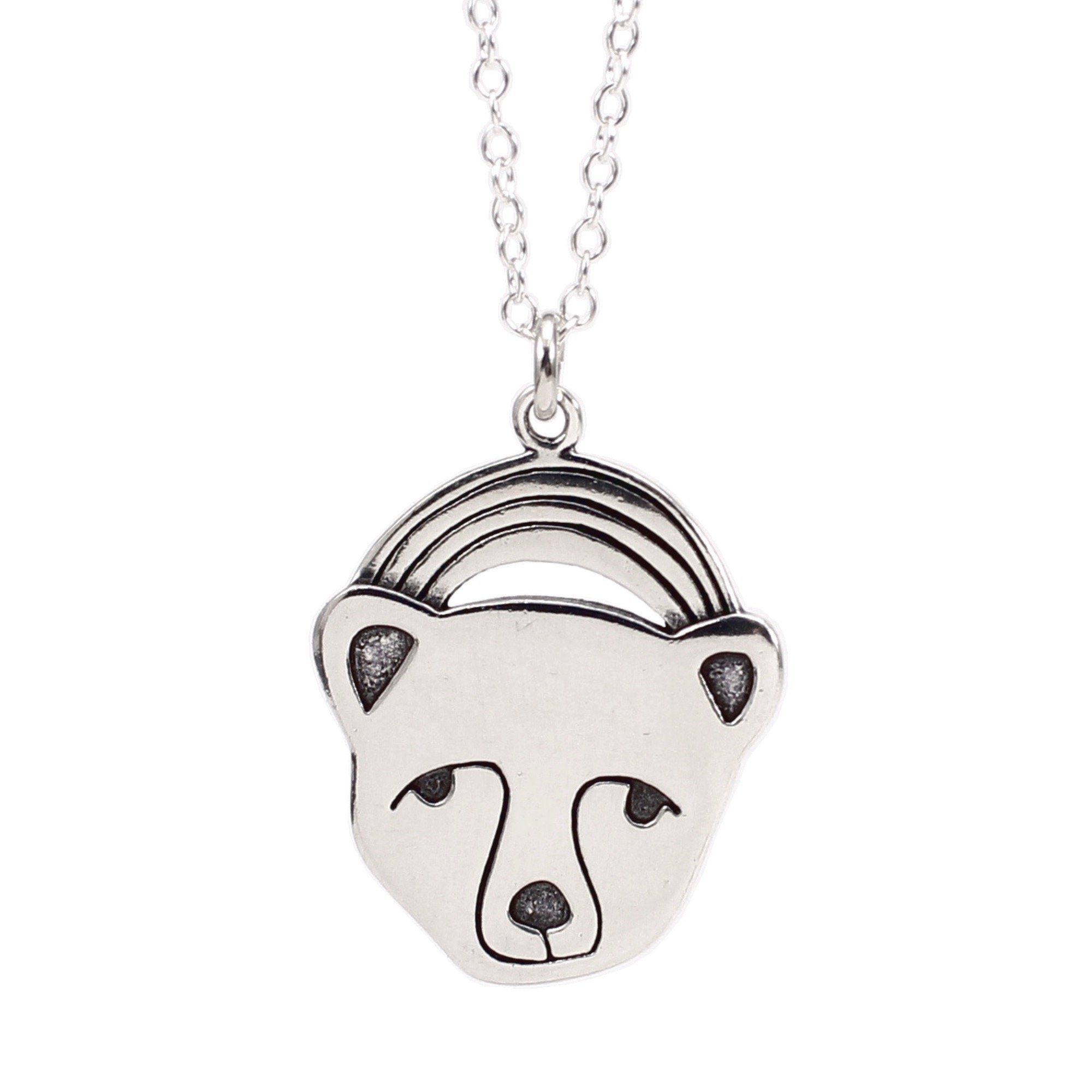 little bear whit boots silver bear necklace teddy bear necklace san  valentin — Discovered