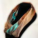 hand painted silk scarf