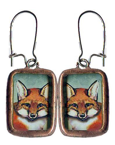 fox earrings