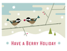 Have a berry holiday christmas card collection