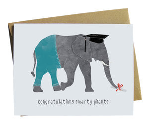 Smarty Parts Graduation greeting card