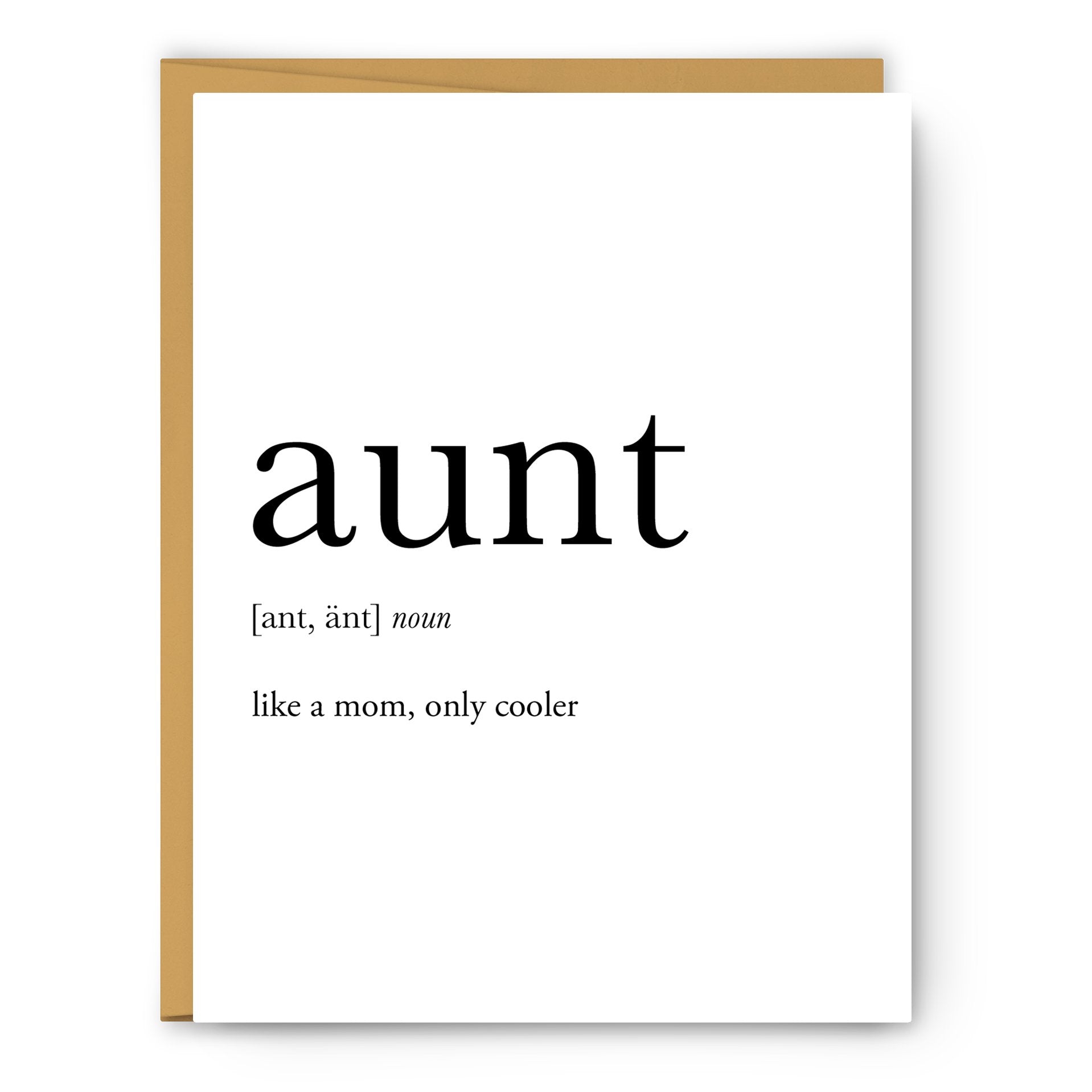 aunt noun greeting card
