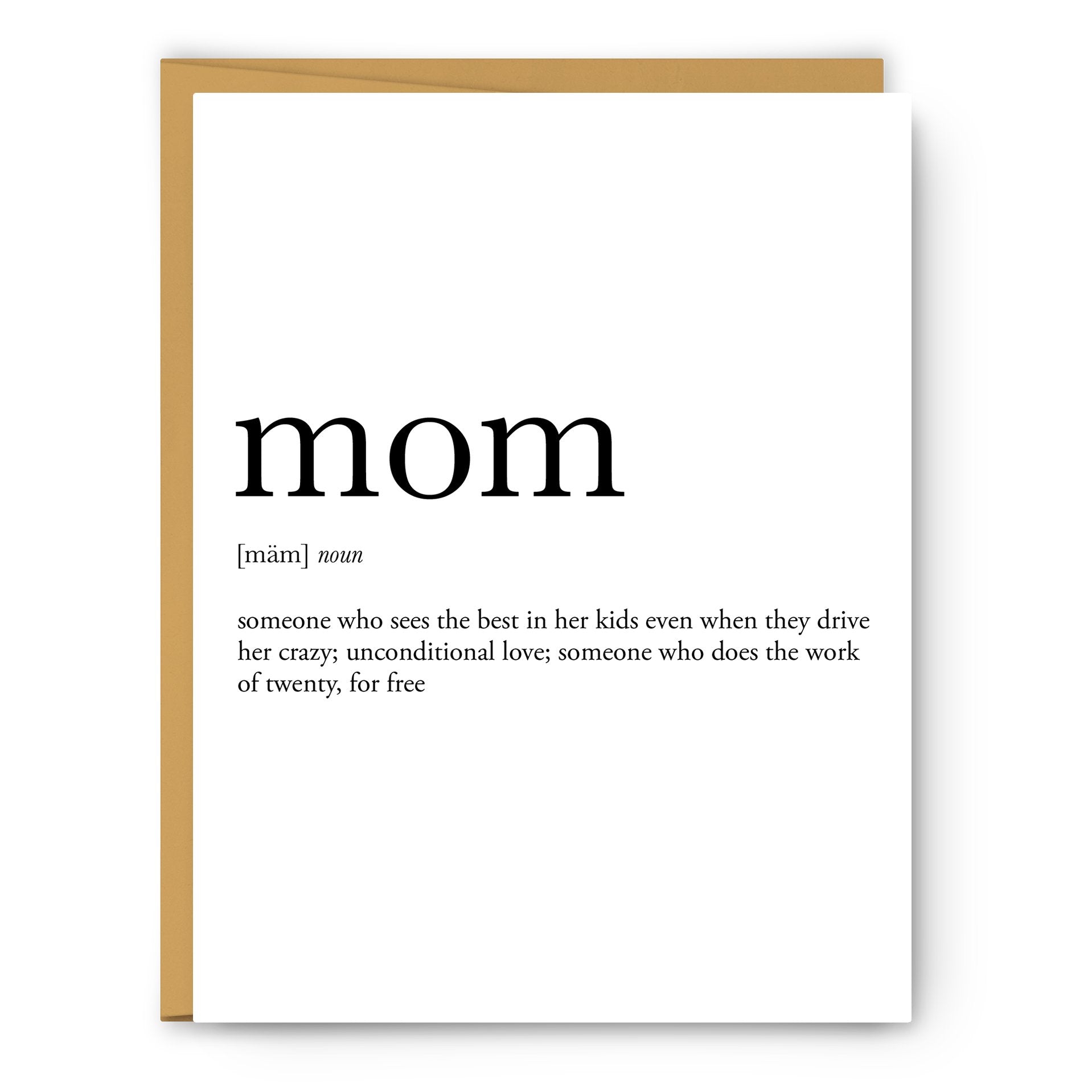 mom noun greeting card