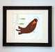 framed sea otter print