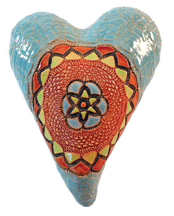 handmade ceramic heart