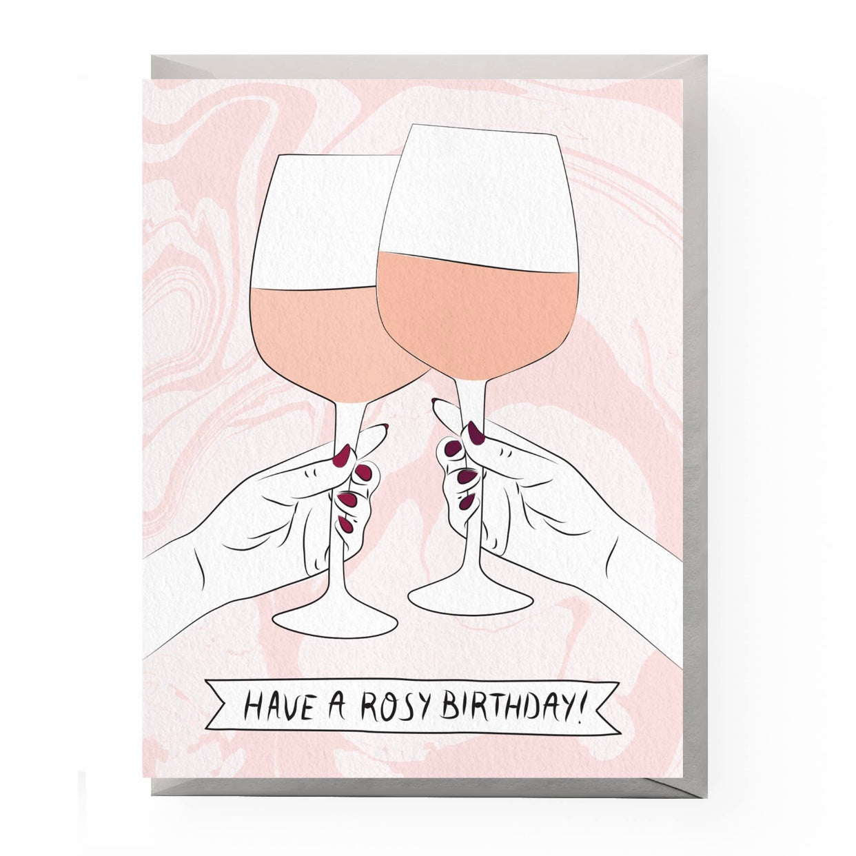 Have a Rosy birthday greeting card