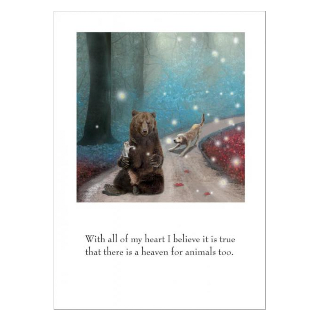 With all of my heart I believe it is true Blank Greeting card