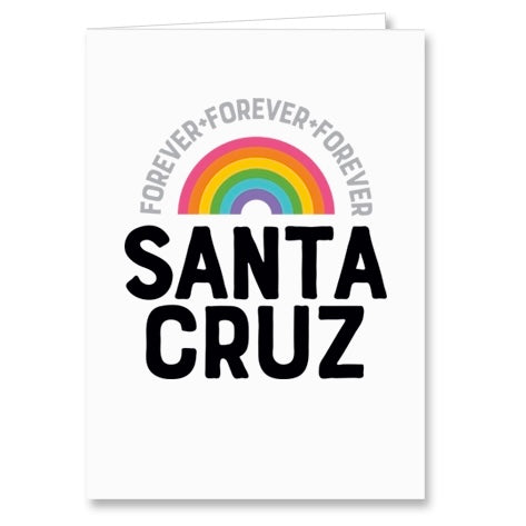 Santa Cruz greeting card