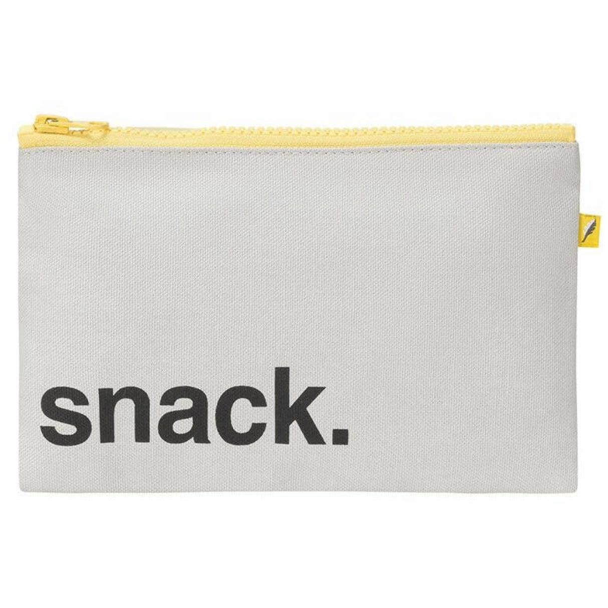 cotton snack bag with zipper