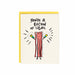 you're a bacon of light greeting card