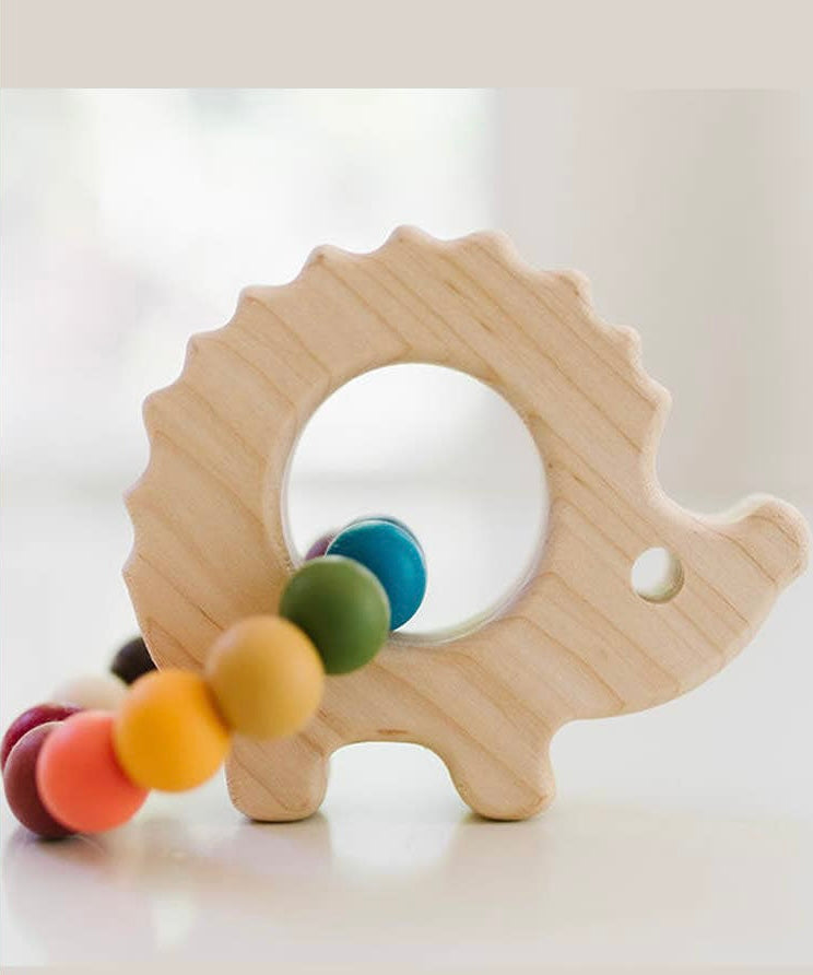porcupine silicon baby teether