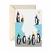 penguin party greeting card