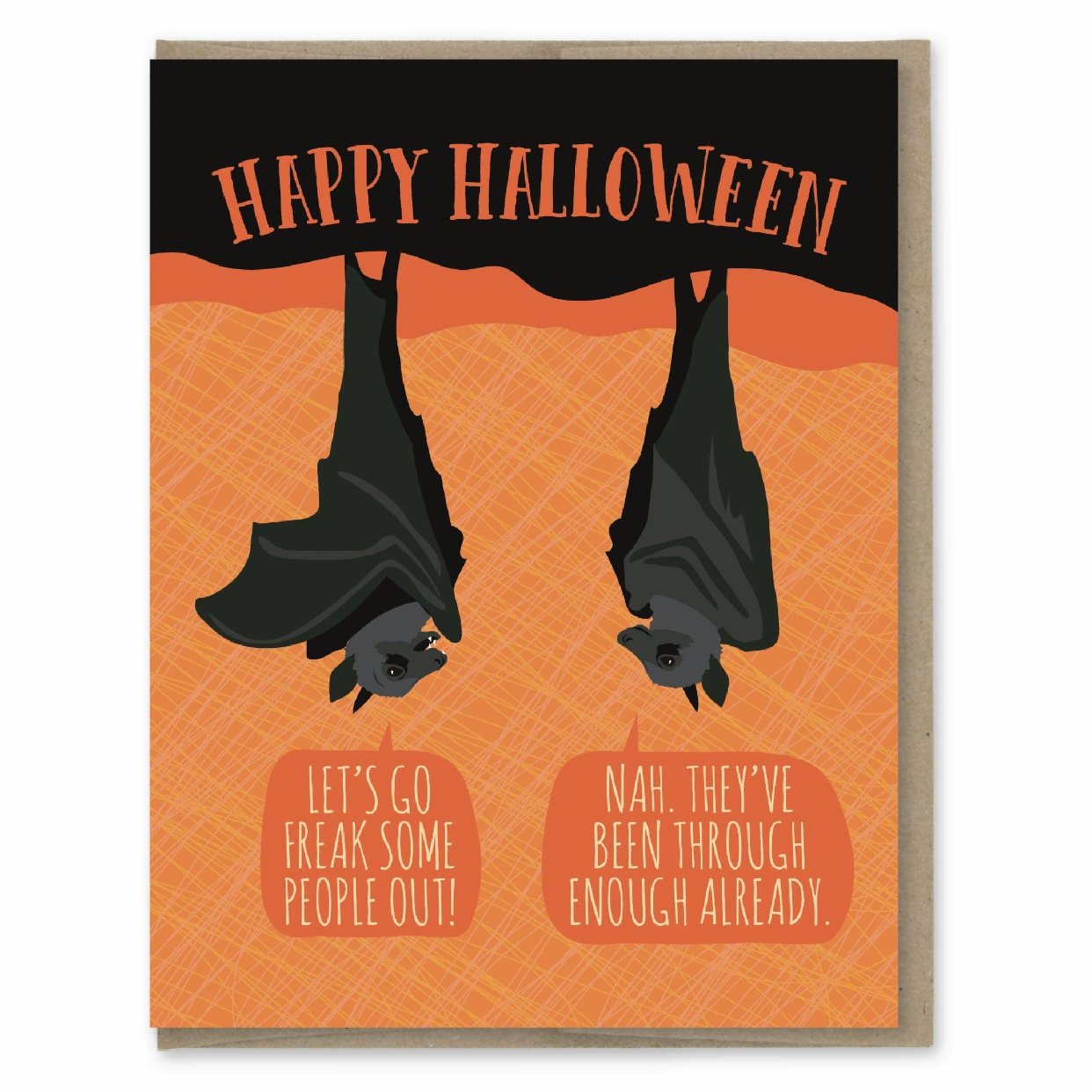 Happy Halloween greeting card