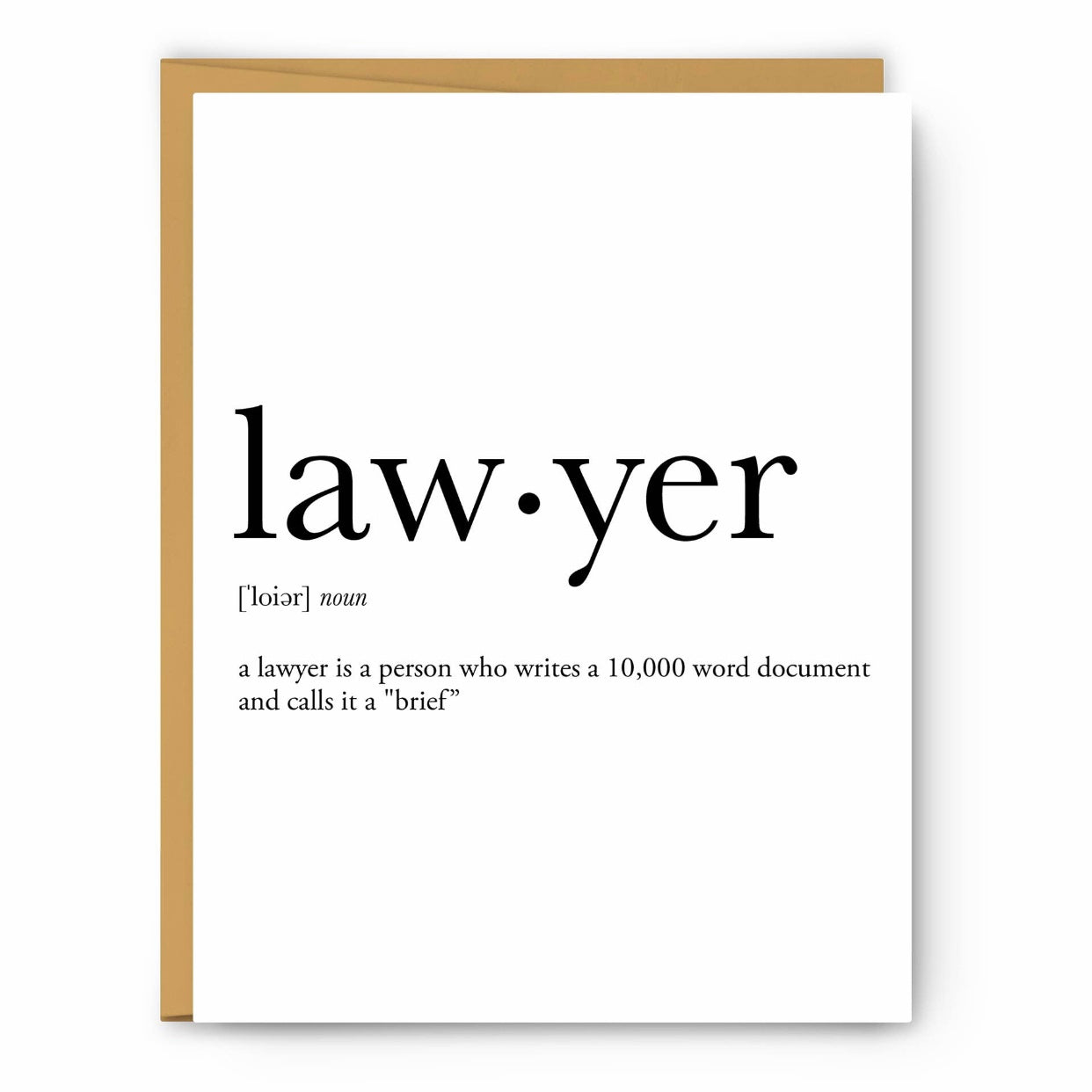 lawyer noun greeting card