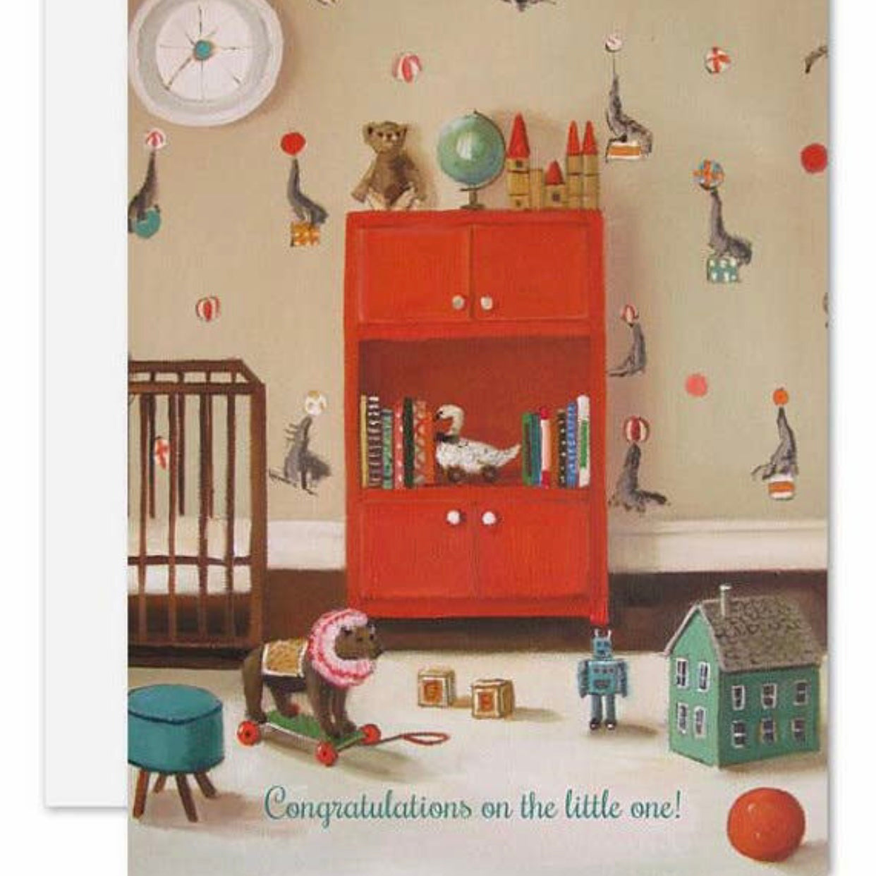 Congratulations on the little one greeting card