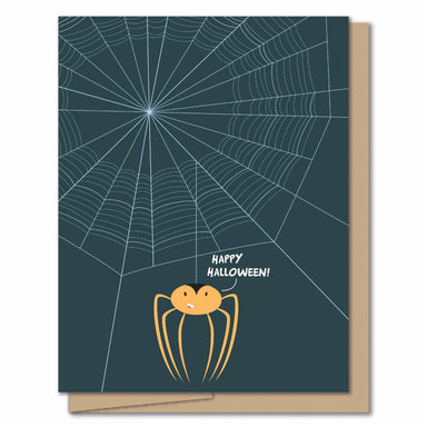 Happy Halloween Spider greeting card