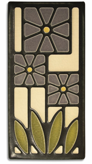 art deco ceramic decorative tile