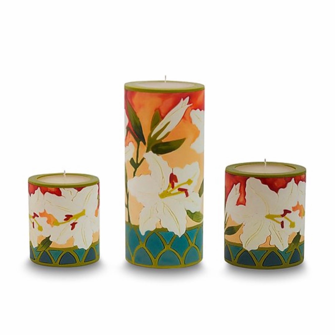 lily glow candle