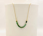 emerald bead necklace