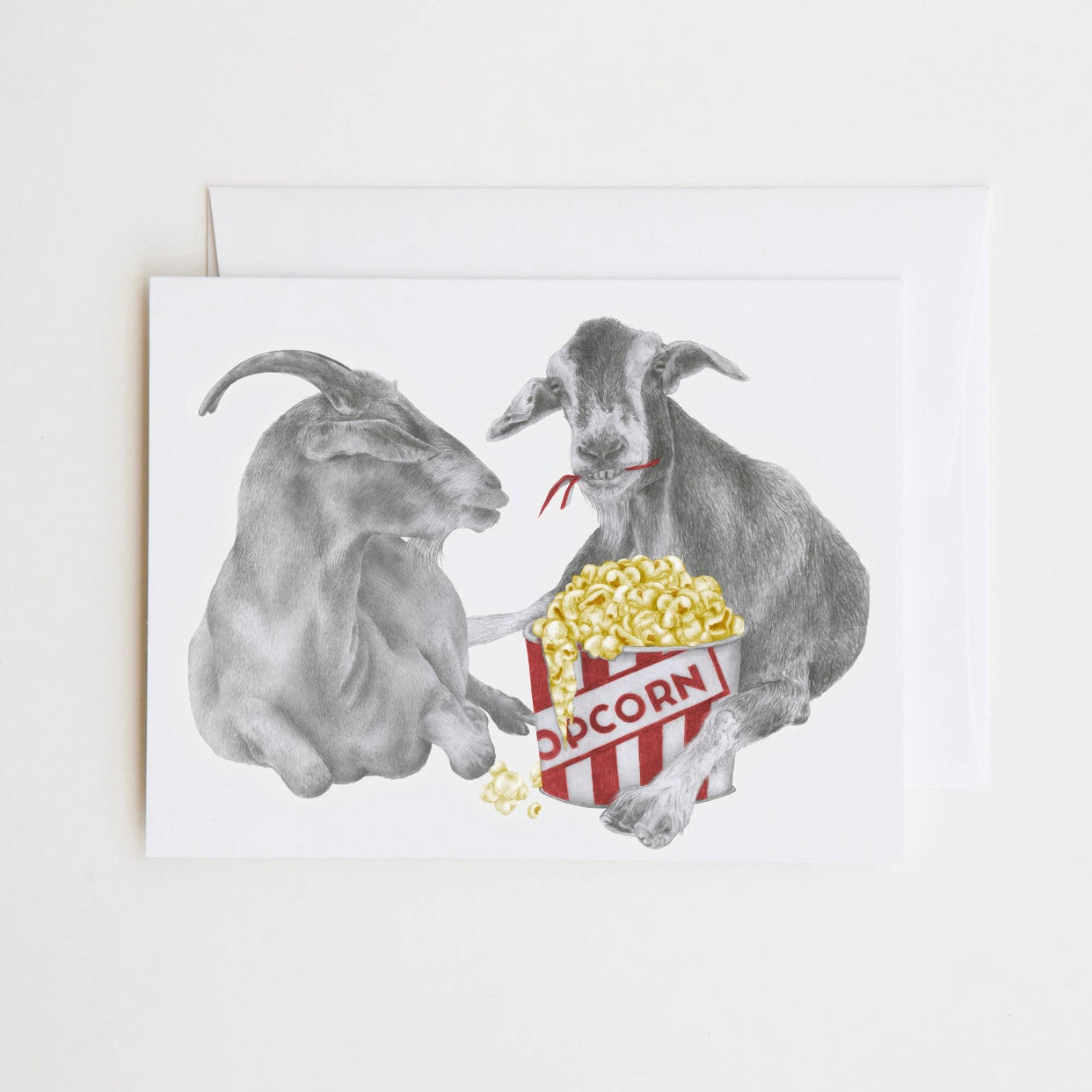 goats greeting cards