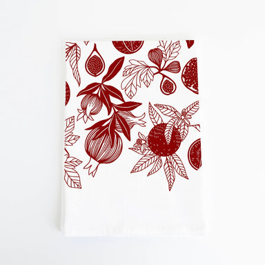 red Harvest tea towel