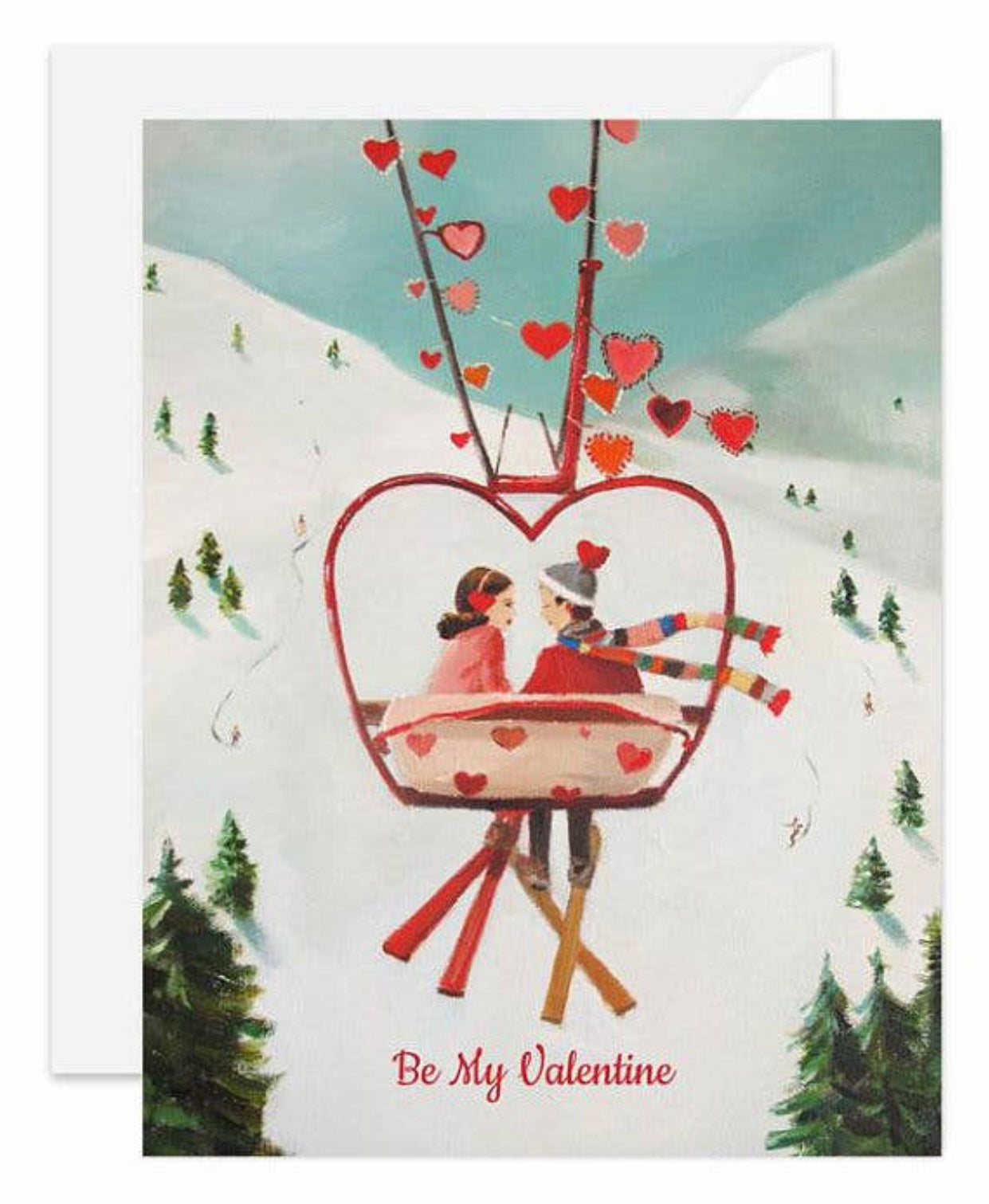 Be my Valentines greeting card
