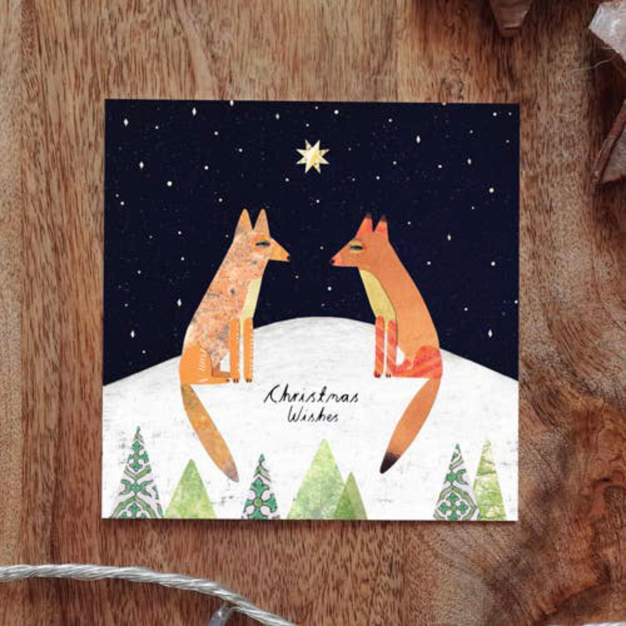 Christmas wishes greeting card
