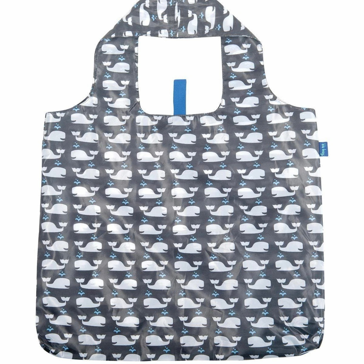 whale reusable shopping bag