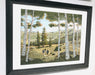 framed peaks loop digital print