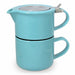 turquoise 14oz tea for one with infuser