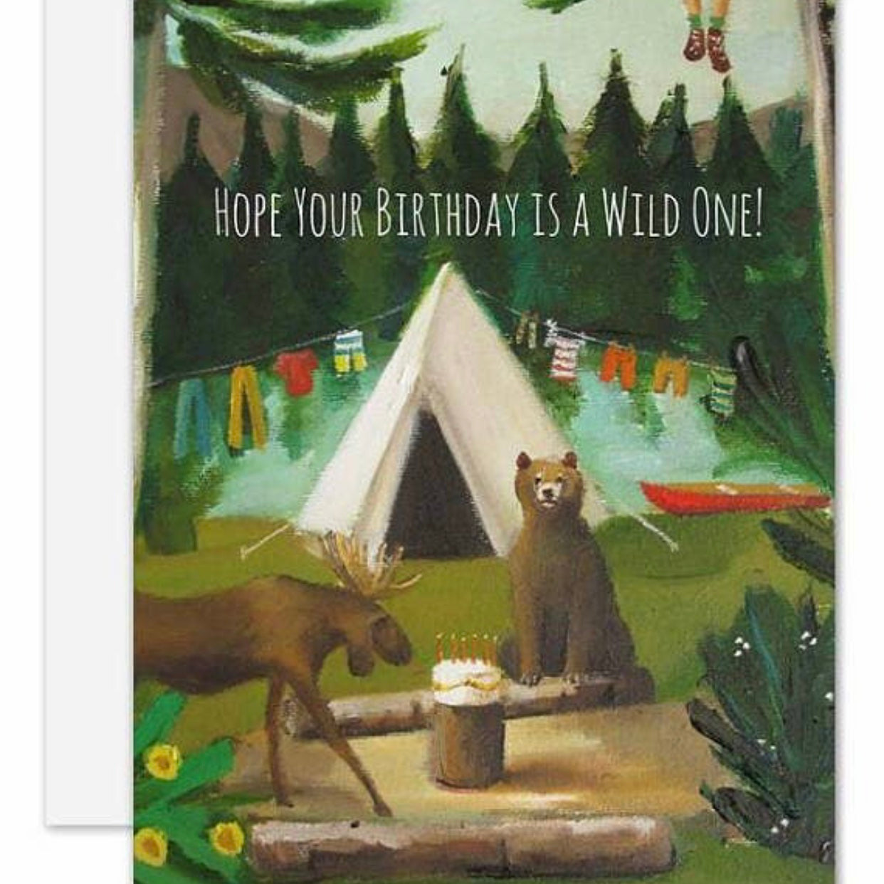 hope your birthday is a wild one greeting card