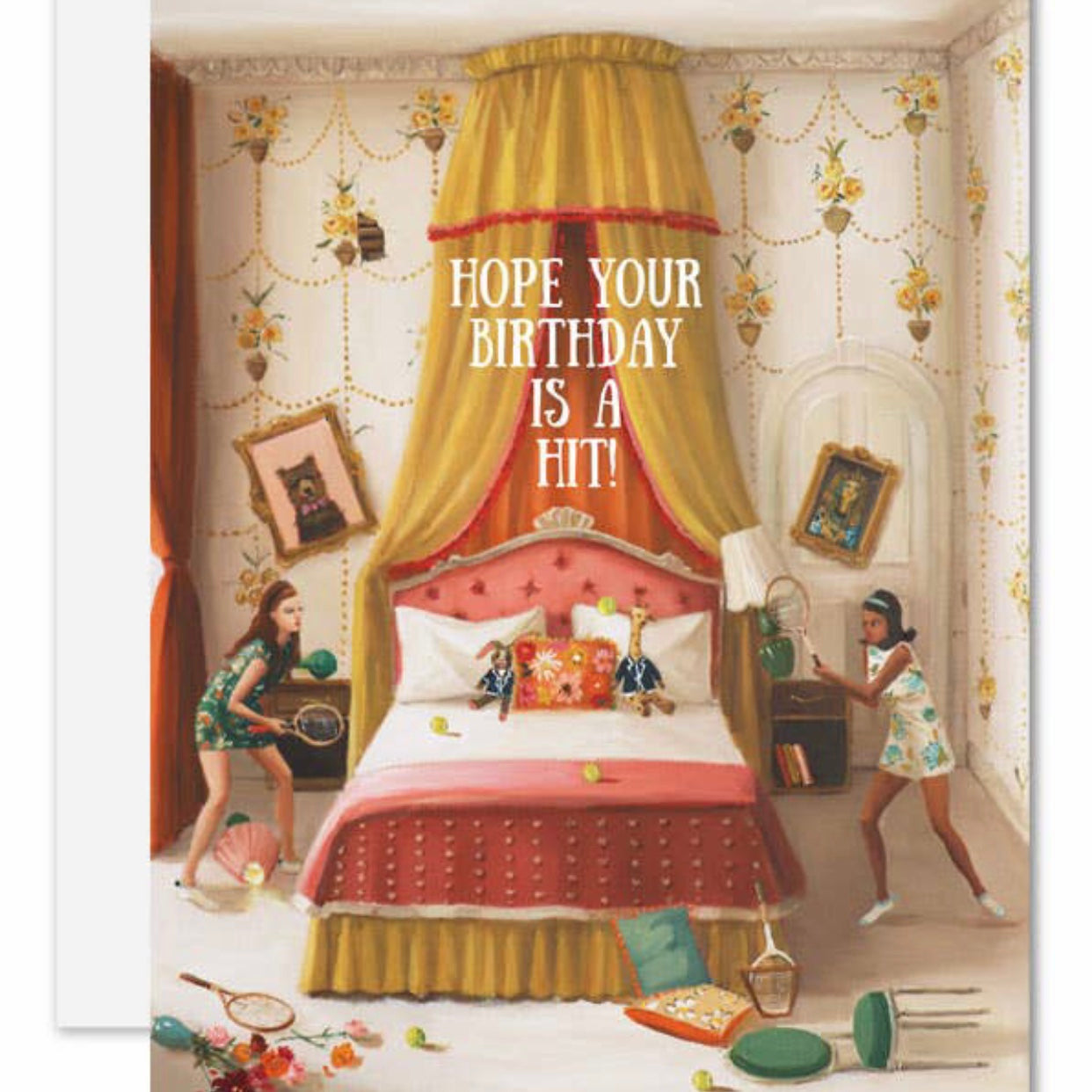home your birthday is a hit greeting card